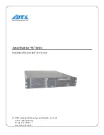 ADTX ArrayMasStor AXRRK10006S-F Installation Manual And User'S Manual preview