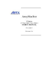 Предварительный просмотр 1 страницы ADTX ArrayMasStor User Manual