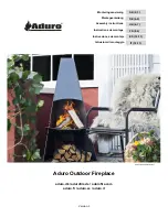 ADURO Outdoor Fireplace Assembly Instructions Manual предпросмотр