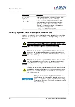 Preview for 28 page of Adva FSP 3000R7 Installation And Commissioning Manual