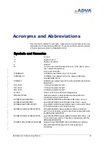 Preview for 33 page of Adva FSP 3000R7 Installation And Commissioning Manual