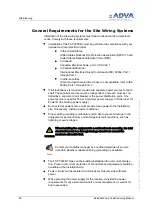 Preview for 66 page of Adva FSP 3000R7 Installation And Commissioning Manual