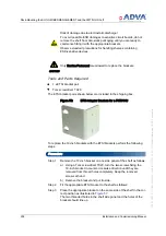 Предварительный просмотр 206 страницы Adva FSP 3000R7 Installation And Commissioning Manual