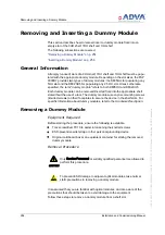 Preview for 254 page of Adva FSP 3000R7 Installation And Commissioning Manual