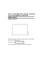 Advan AMM215MWTD Operation Manual предпросмотр