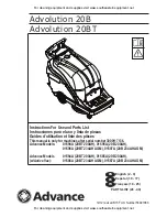 Preview for 1 page of Advance acoustic 01584A Instructions For Use And Parts List