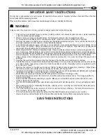 Preview for 3 page of Advance acoustic 01584A Instructions For Use And Parts List