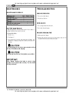 Preview for 8 page of Advance acoustic 01584A Instructions For Use And Parts List