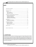 Preview for 10 page of Advance acoustic 01584A Instructions For Use And Parts List