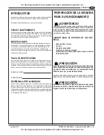 Preview for 13 page of Advance acoustic 01584A Instructions For Use And Parts List