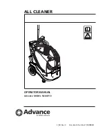 Advance acoustic 56380772 Operator'S Manual предпросмотр