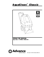 Advance acoustic AquaClean Classic 56262640 Operator'S Manual preview