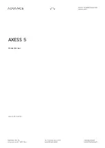 Advance acoustic AXESS 5 Product Manual preview