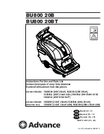 Advance acoustic BU800 20B Instructions For Use Manual предпросмотр