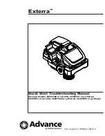 Advance acoustic Exterra 56507000 Quick Start Troubleshooting Manual preview