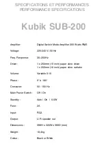 Preview for 14 page of Advance acoustic Kubik SUB-200 Quick Start Manual