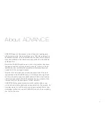 Предварительный просмотр 5 страницы Advance acoustic LIGHTNESS 3 Manual