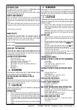 Preview for 10 page of Advance acoustic Pacesetter 170 Instructions For Use Manual