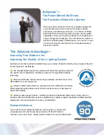 Предварительный просмотр 3 страницы Advance acoustic Protection PLUS 90 Brochure