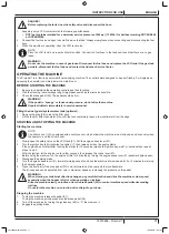 Предварительный просмотр 20 страницы Advance acoustic Proterra LPG Instructions For Use Manual