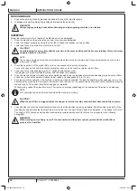 Предварительный просмотр 21 страницы Advance acoustic Proterra LPG Instructions For Use Manual