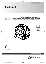 Preview for 1 page of Advance acoustic QuickStar B Instruction For Use & Spare Parts List