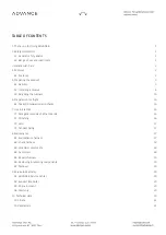 Preview for 2 page of Advance acoustic STRAPLESS BI 3 Product Manual