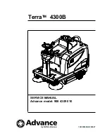 Advance acoustic Terra 4300B Service Manual preview