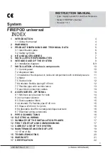 Preview for 3 page of ADVANCE Easy Moving FIREPOD universal Assembly, Use And Maintenance Manual