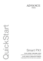 Предварительный просмотр 1 страницы Advance Paris Smart PX1 Quick Start Manual