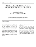 Advance Power 16004-10 Installation Manaul preview