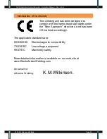 Предварительный просмотр 25 страницы Advance Welding ACT 4 Operating Manual