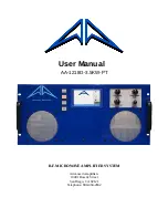 Preview for 1 page of Advanced Amplifiers AA-1218G-3.5KW-PT User Manual