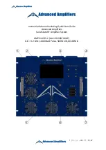 Advanced Amplifiers AA-13G-500/1KWP Instruction Manual preview