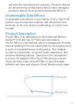 Предварительный просмотр 5 страницы Advanced Bionics M Earhooks Instructions For Use Manual