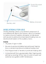 Preview for 9 page of Advanced Bionics M Listening Check CI-5827 Instructions For Use Manual