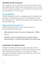 Preview for 12 page of Advanced Bionics M Listening Check CI-5827 Instructions For Use Manual