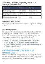 Preview for 76 page of Advanced Bionics M Listening Check CI-5827 Instructions For Use Manual