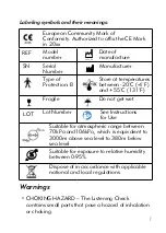 Preview for 2 page of Advanced Bionics Naida CI CI-5823 Instructions For Use Manual