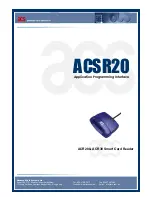 Advanced Card ACR20 Program Reference Manual preview