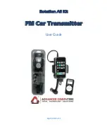 Advanced computers FM Car Transmitter User Manual предпросмотр