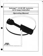 Advanced Electronic Applications IsoLoop LC-2 Operating Manual preview