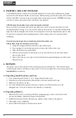 Preview for 12 page of Advanced Elements AE1014 Owner'S Manual