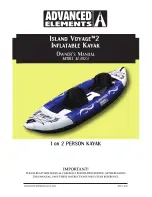 Advanced Elements Sland Voyage 2 AE3023 Owner'S Manual preview