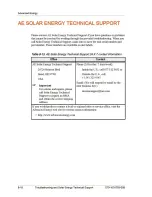 Preview for 132 page of Advanced Energy AE 100TX Installation And Operation Manual