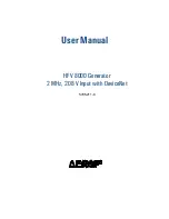 Preview for 3 page of Advanced Energy HFV 8000 User Manual