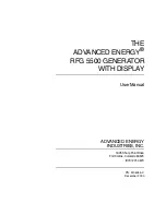 Preview for 2 page of Advanced Energy RFG 5500 User Manual