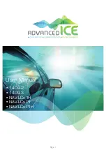 Предварительный просмотр 1 страницы Advanced ICE 1409-2 User Manual