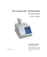 Advanced Instruments 3250 User Manual preview