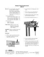 Advanced Instruments 3D3700 Replacement предпросмотр